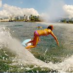 スカイA sports+「green-room　Girls Surf Style」ハワイ編。間屋口香がナビゲート。