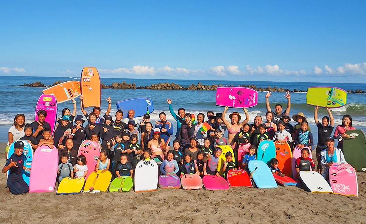 第二回ボディボード普及イベント 親子で初めてのボディボード体験スクール が千葉県いすみポイントで開催 Surfmedia