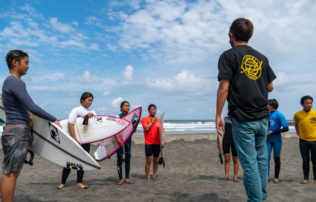 田中樹のサーフィン塾「IZUKI SURF CLUB」の説明会とクラス分け試験が