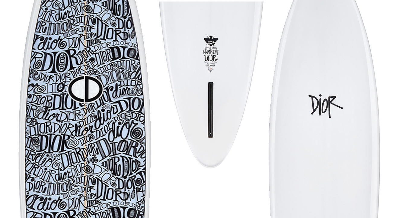 Dior がショーン ステューシーとのコラボレーションによる100枚限定のサーフボードを発表 Surfmedia