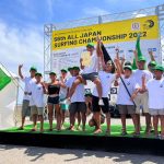 地元宮崎支部が圧倒的な強さを見せ団体優勝を飾る。第56回全日本サーフィン選手権大会(2022)結果