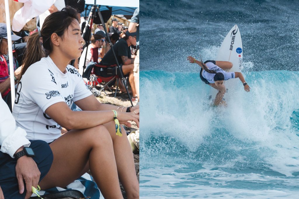 都筑有夢路、涙の敗退、パリ切符逃す。波乗りジャパン惜しくもここで