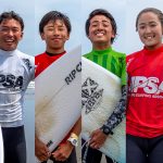 JPSAプロトライアル第2戦「井戸野浜トライアル」でショートボード男子４名、女子２名が公認プロ資格獲得