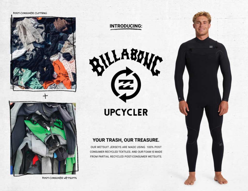 BILLABONGインターナショナルは、世界初の持続可能なウェットスーツ製造プロジェクト「UPCYCLER」を発表 | SURFMEDIA