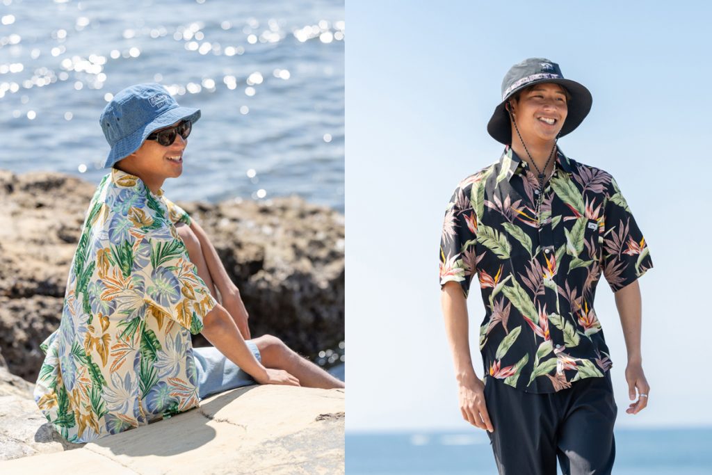 大人気のBILLABONG x 鎌倉シャツのコラボレーションによるアロハシャツ