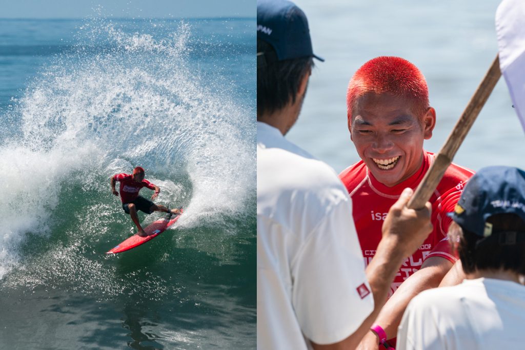 サーフシティ・エルサルバドルISAワールドサーフィンゲームズ初日、西