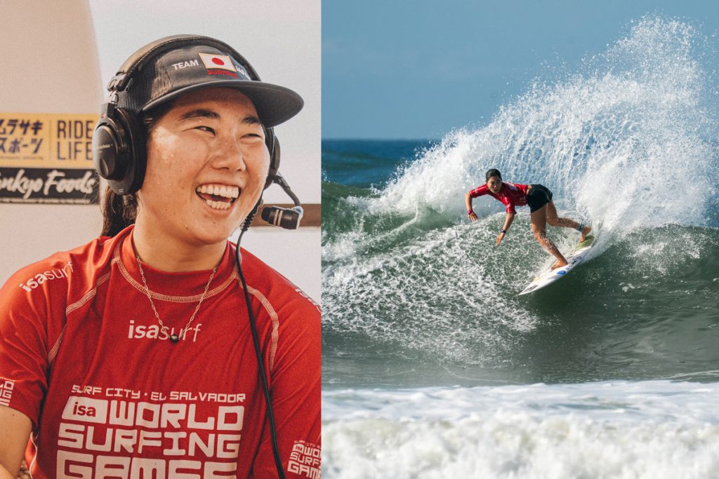 都築虹帆がメインラウンドを勝ち進む。リパチャージの波乗りジャパンは