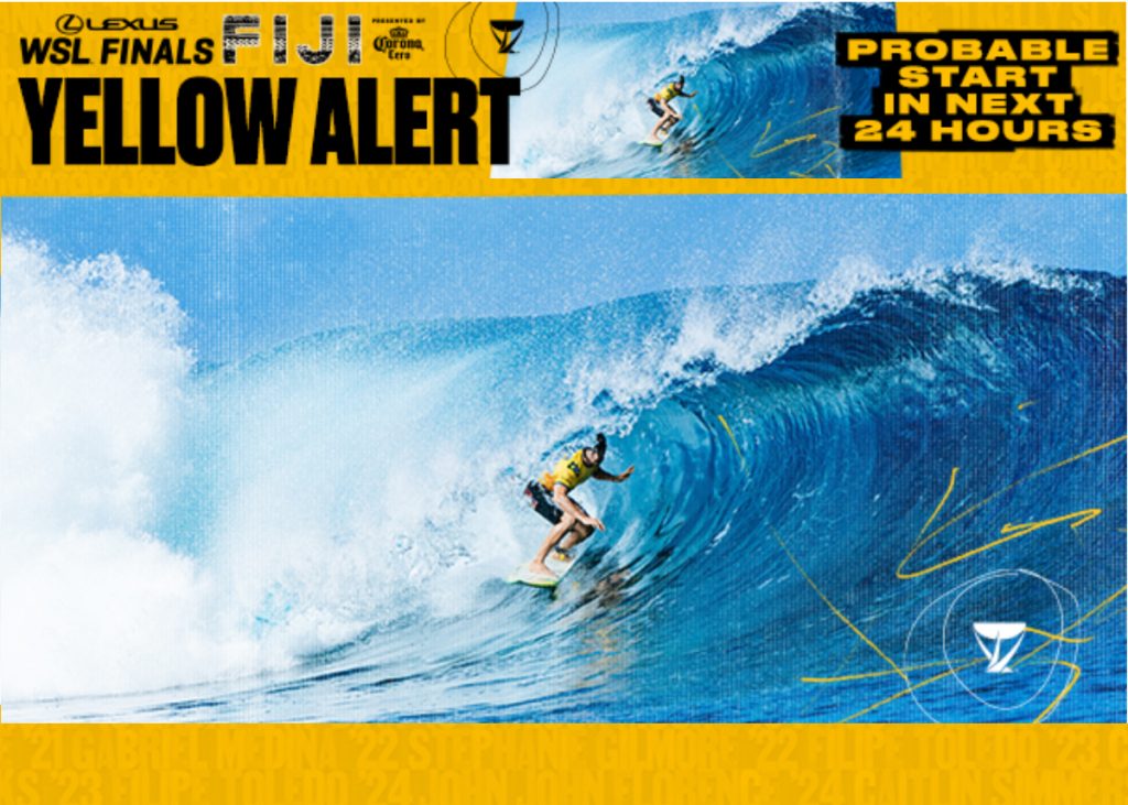 イエローアラート：2025年レクサスWSLファイナルズ・フィジーの明日