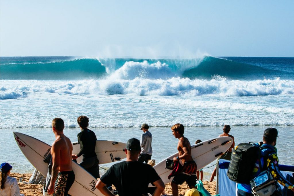 サンセット、ハレイワ、パイプラインという3つの伝説的なブレイクを