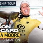 カリッサ・ムーア、2026年ワールド・チャンピオンシップ・ツアー復帰を発表。WSLシーズン・ワイルドカードを獲得しフルタイム競技復帰