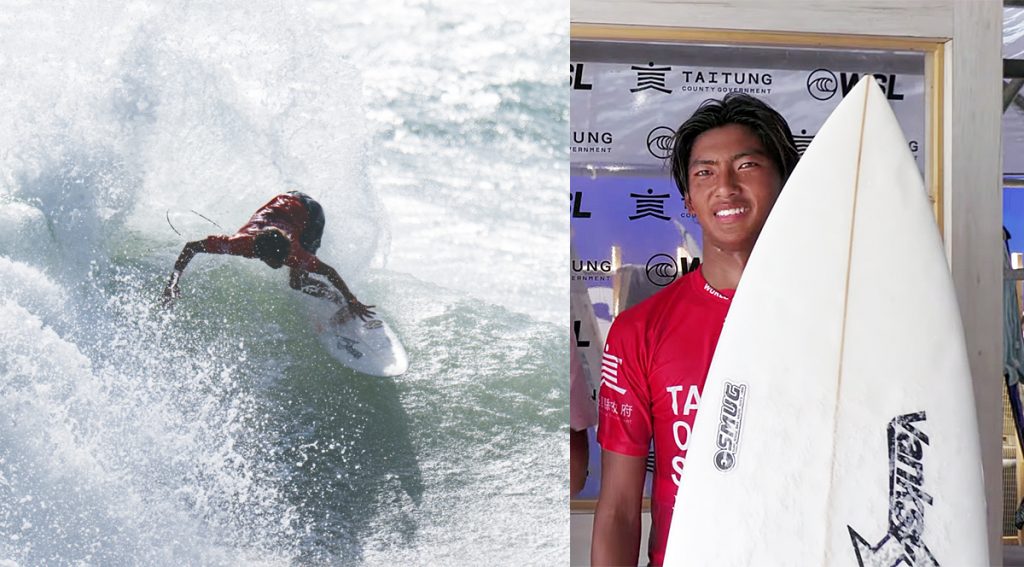 WSL-QS6000「Taiwan Open of Surfing」が開幕。松野太郎がヒート