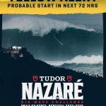 TUDOR ナザレ・ビッグウェイブ・チャレンジにイエローアラート発令。12月13日(土)開催可能性高まる。ネクストコール:12/12AM8:30